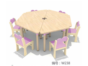 桦木多层板三角桌