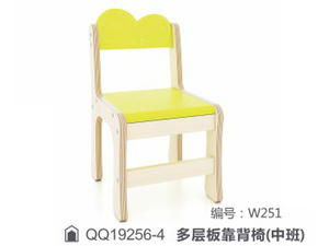 多层板靠背椅(中班)