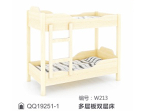 多层板双层床